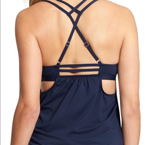 NWT Athleta Hang Loose Tankini in Black - Picture 2 of 8